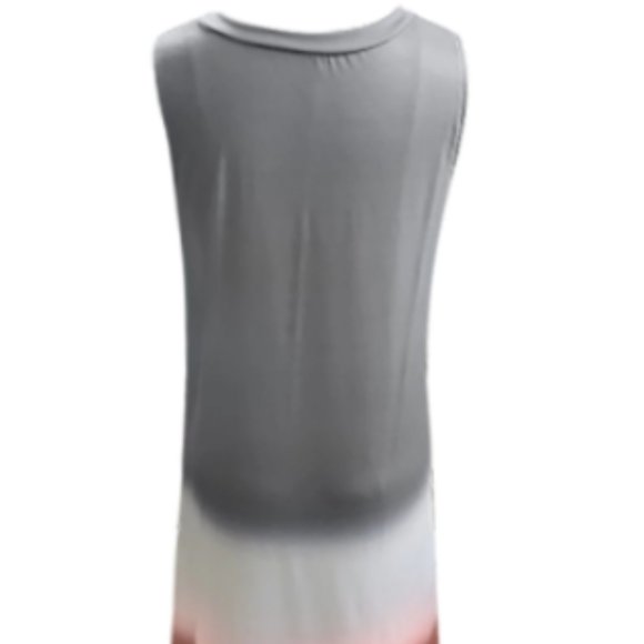 Summer casual dress 2021 O neck sleeveless - Picture 3 of 3